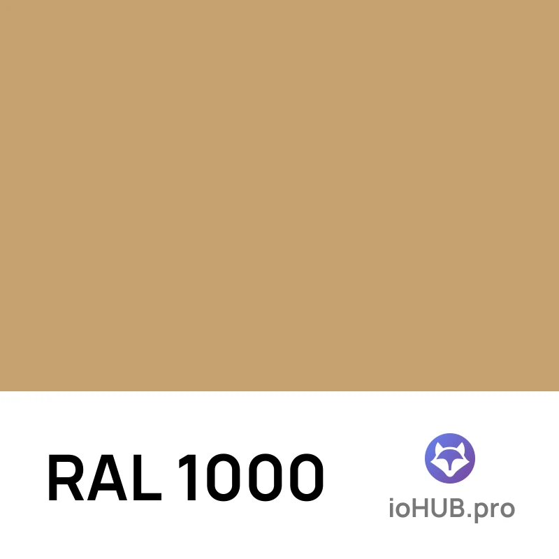 RAL 1000 - Green beige | ioHUB - Online Tools