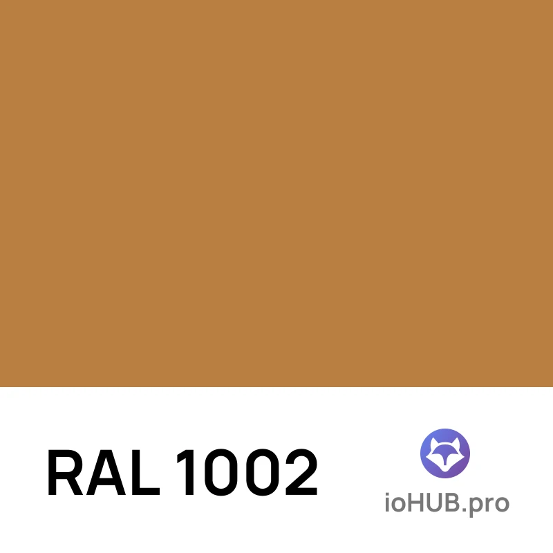 RAL 1002 - Песочный жёлтый