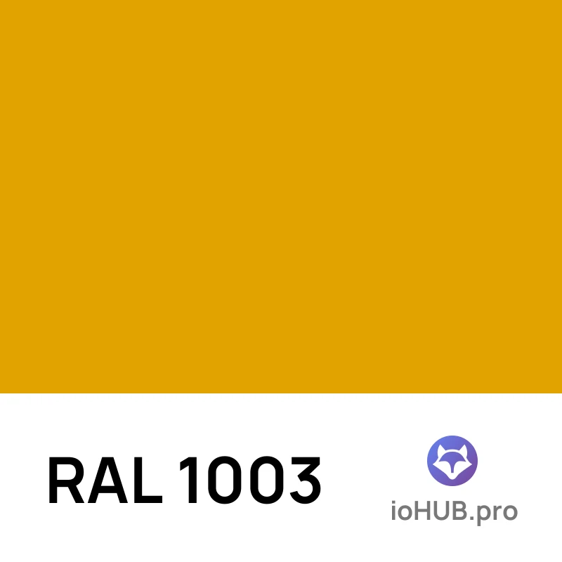 RAL 1003 - Сигнальный жёлтый