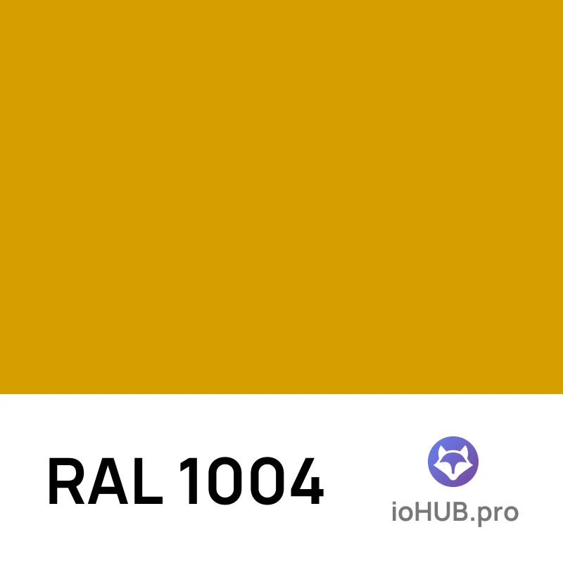 RAL 1004 - Золотисто-жёлтый