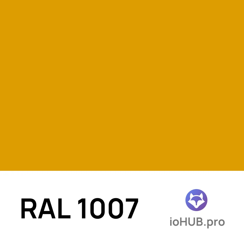 RAL 1007 - Жёлтый нарцисс