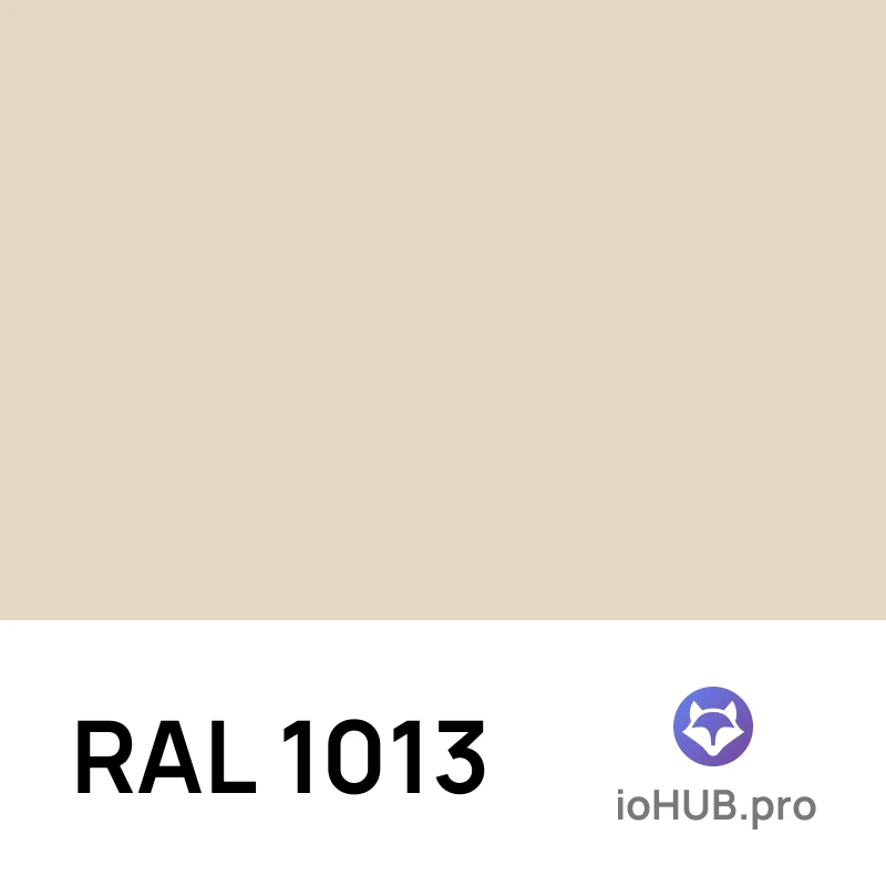 RAL 1013 - Pearl white | ioHUB - Online Tools
