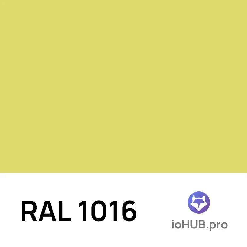 RAL 1016 - Серно-жёлтый