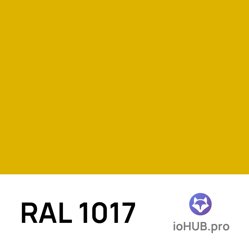 RAL 1017 - Шафраново-жёлтый