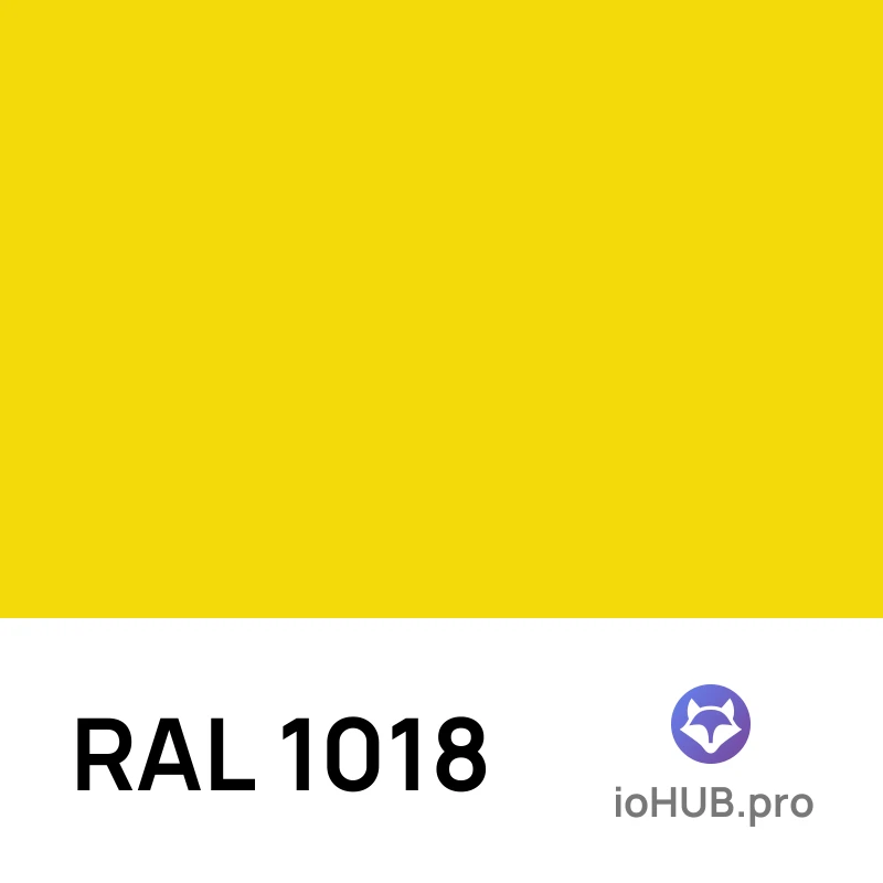 RAL 1018 - Цинково-жёлтый
