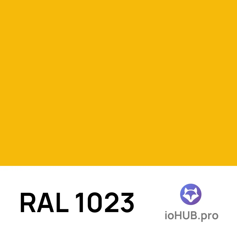 RAL 1023 - Транспортный жёлтый