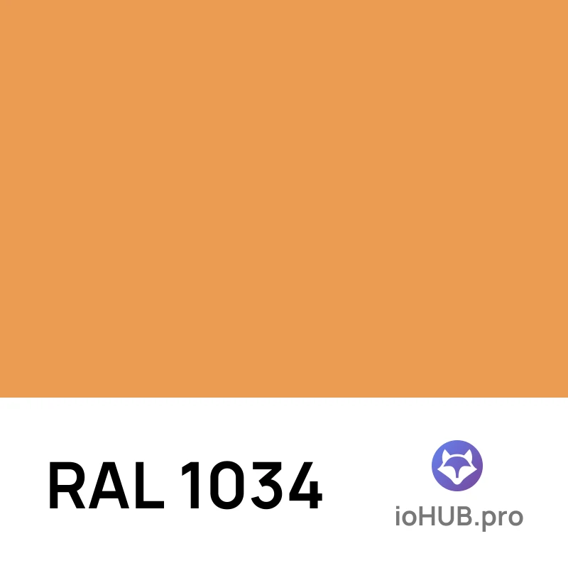 RAL 1034 - Пастельно-жёлтый