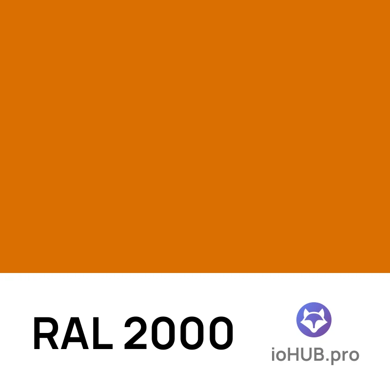 RAL 2000 - Жёлто-оранжевый