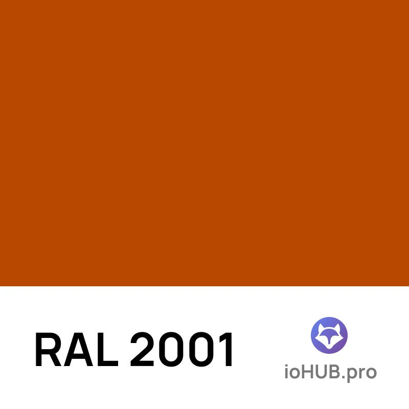RAL 2001 - Красно-оранжевый