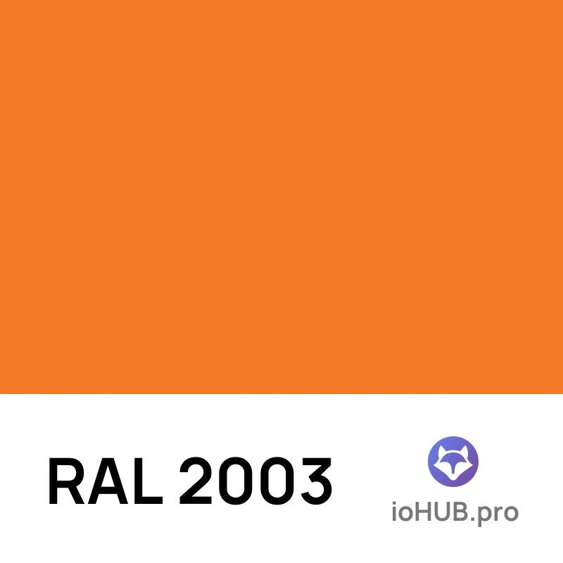 RAL 2003 - Пастельно-оранжевый