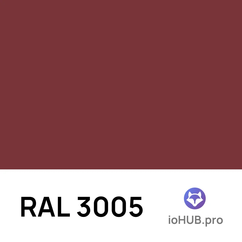 RAL 3005 - Винно-красный