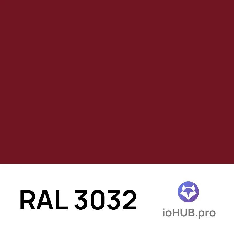 RAL 3032 - Жемчужно-рубиновый