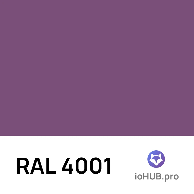 RAL 4001 - Красно-сиреневый