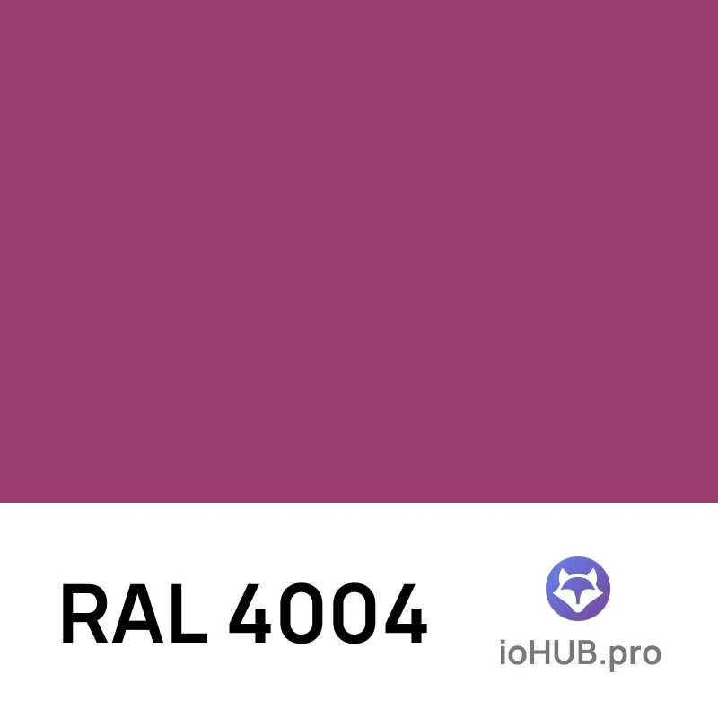 RAL 4004 - Бордово-фиолетовый