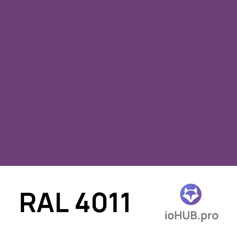 RAL 4011 - Жемчужно-фиолетовый
