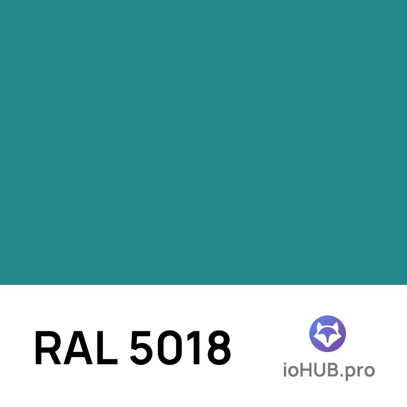 RAL 5018 - Turquoise blue | ioHUB - Online Tools