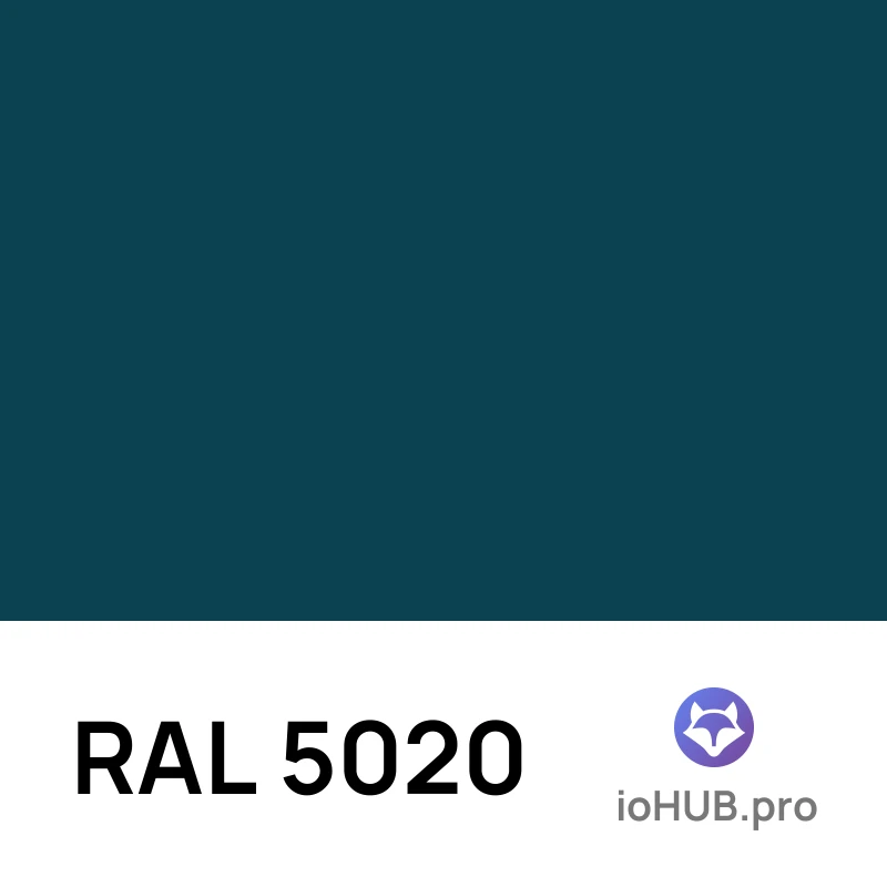 RAL 5020 - Океанско-синий