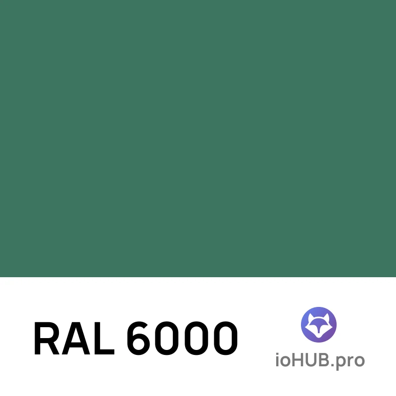 RAL 6000 - Патиново-зелёный