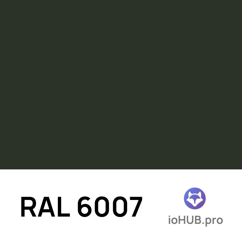 RAL 6007 - Бутылочно-зелёный