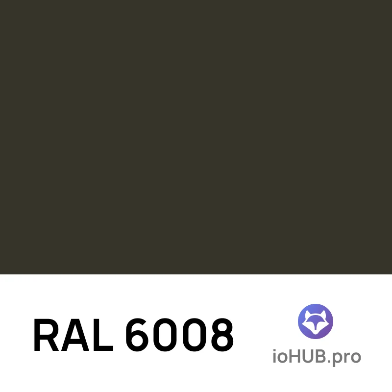 RAL 6008 - Коричнево-зелёный