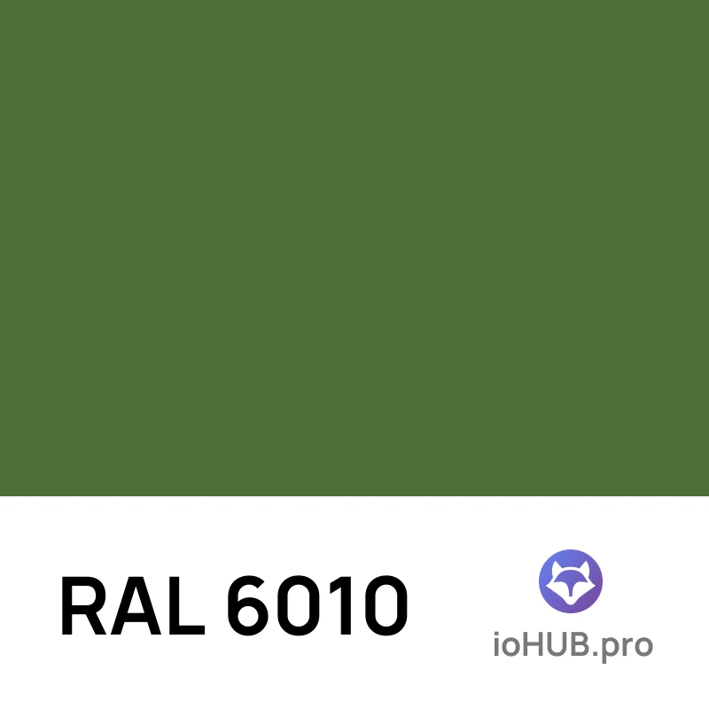RAL 6010 - Травяно-зелёный