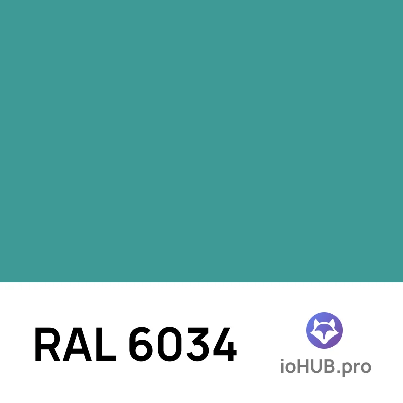 RAL 6034 - Pastel turquoise | ioHUB - Herramientas Online