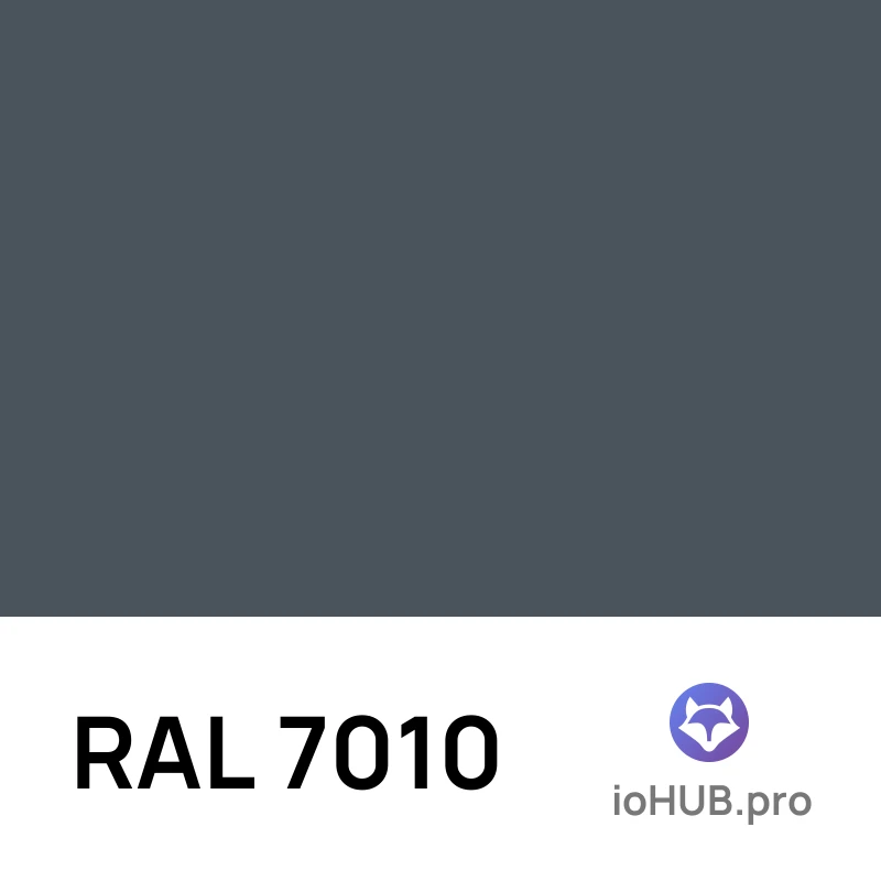 RAL 7010 - Парковый серый