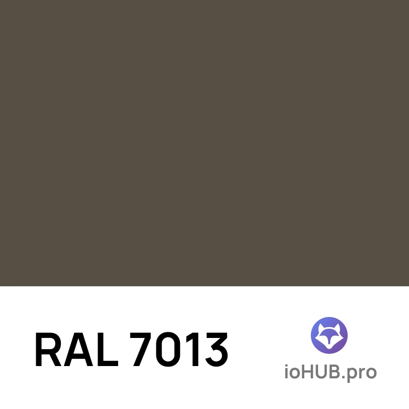 RAL 7013 - Brown grey | ioHUB - Online Tools