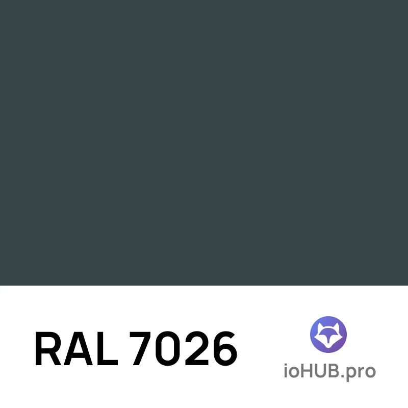 RAL 7026 - Гранитно-серый