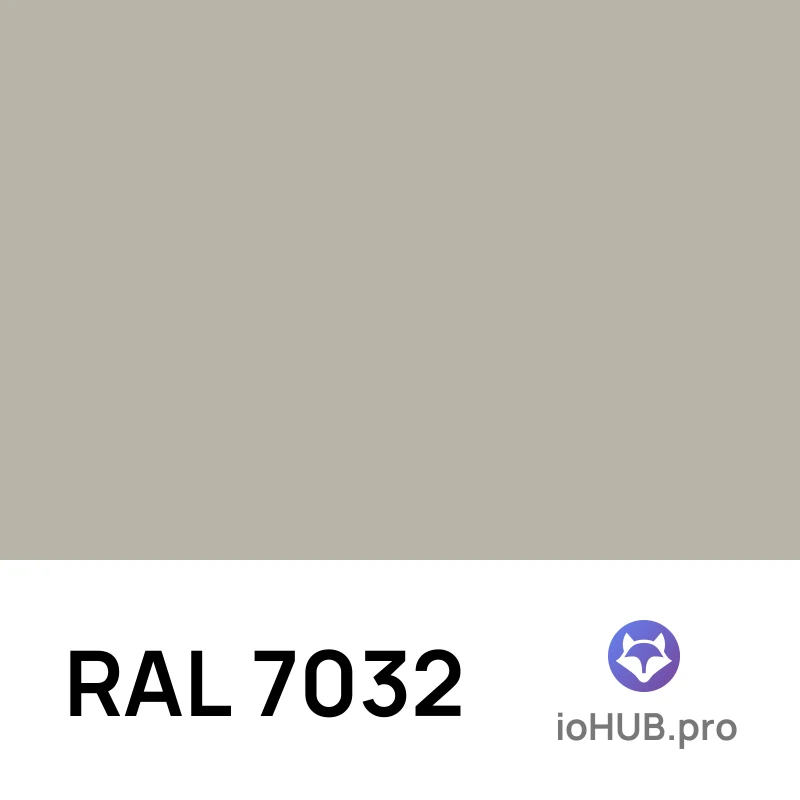 RAL 7032 - Галечно-серый