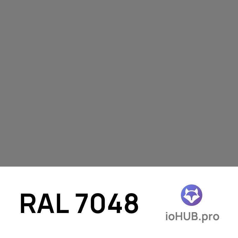 RAL 7048 - Pearl mouse grey | ioHUB - Herramientas Online