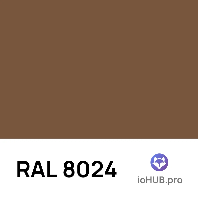 RAL 8024 - Beige brown | ioHUB - Online Tools
