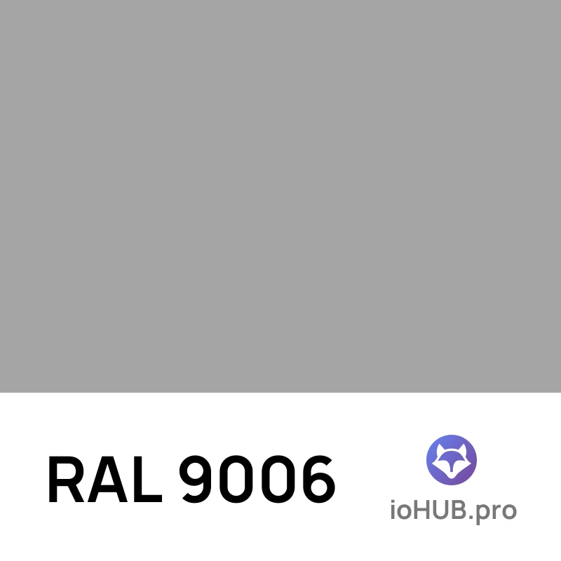 RAL 9006 - Белый алюминий