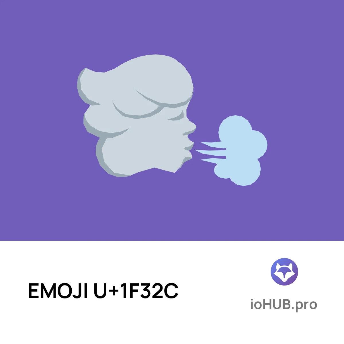 🌬️ Wind Face - Emoji | ioHUB