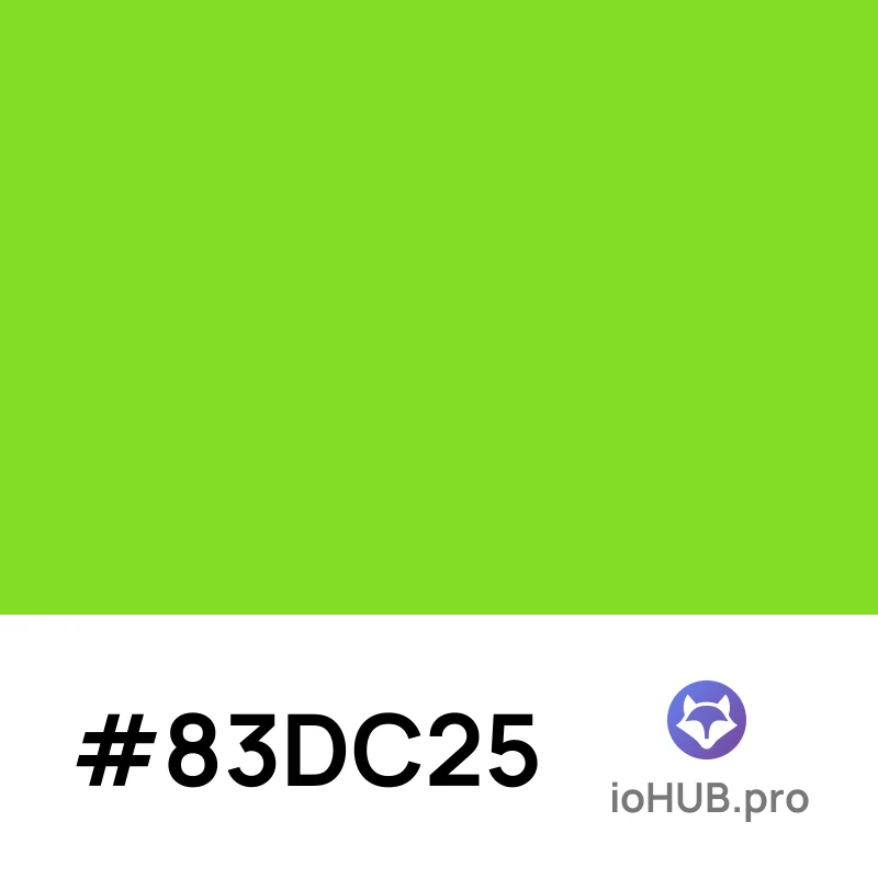 Color #83dc25 - Complete Guide and Values | ioHUB