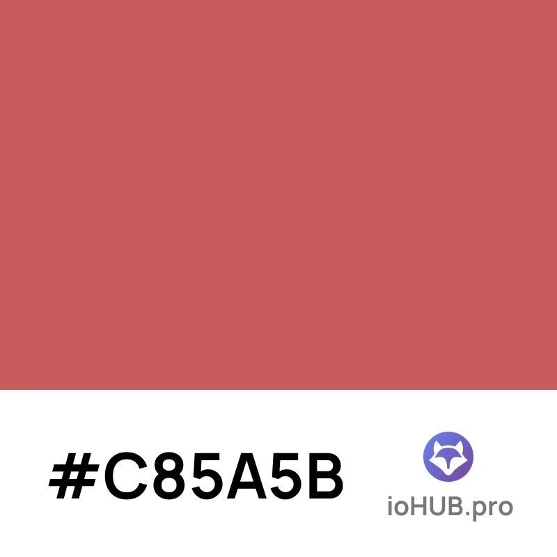 Color #c85a5b - Complete Guide and Values | ioHUB