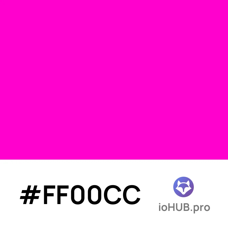 Color #ff00cc - Guía Completa y Valores | ioHUB