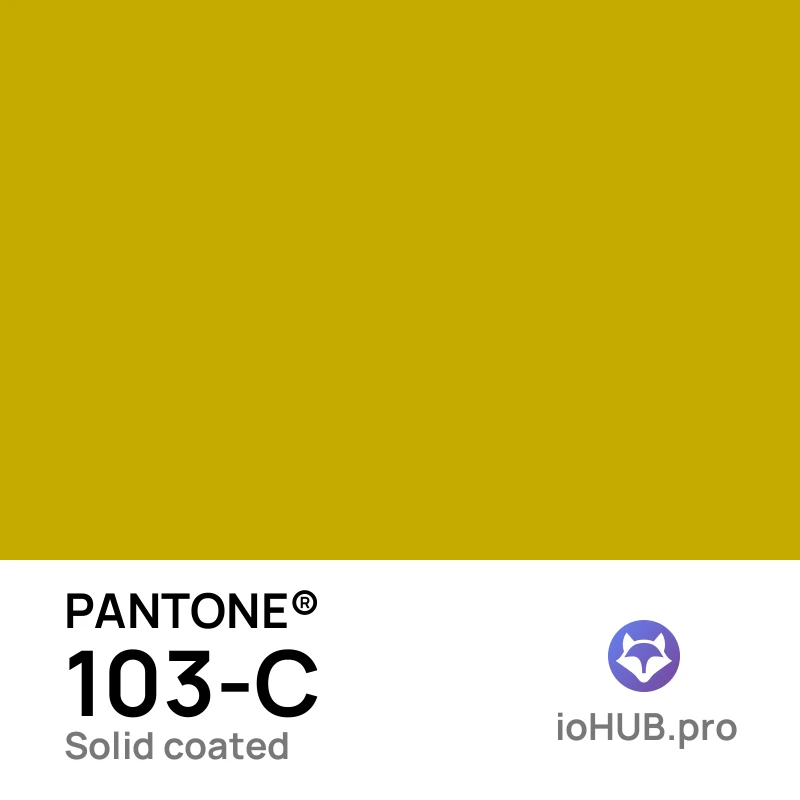 PANTONE 103-C - golden_yellow
