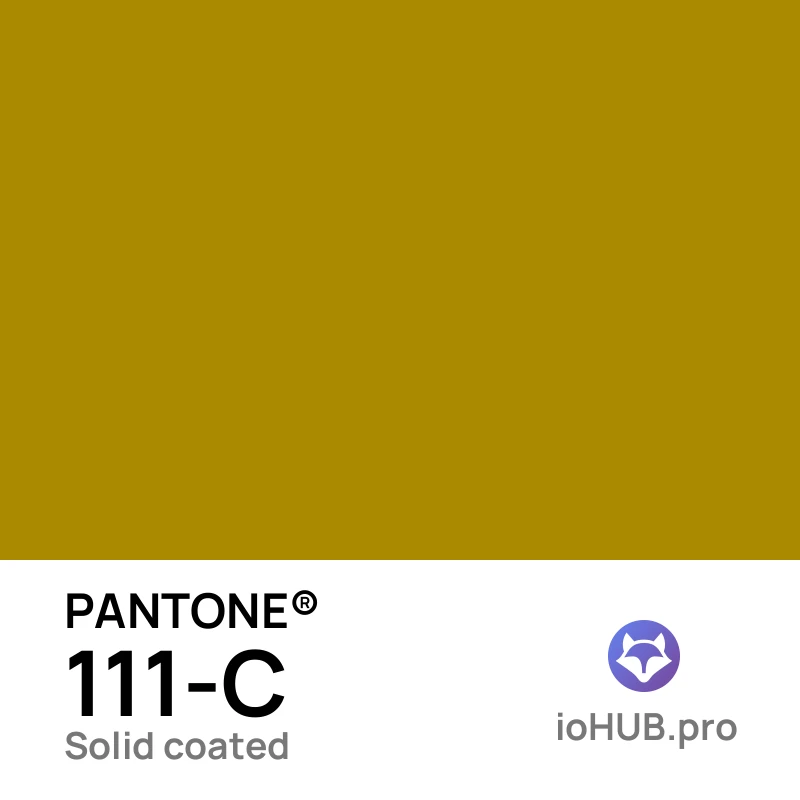 PANTONE 111-C - bronze_yellow