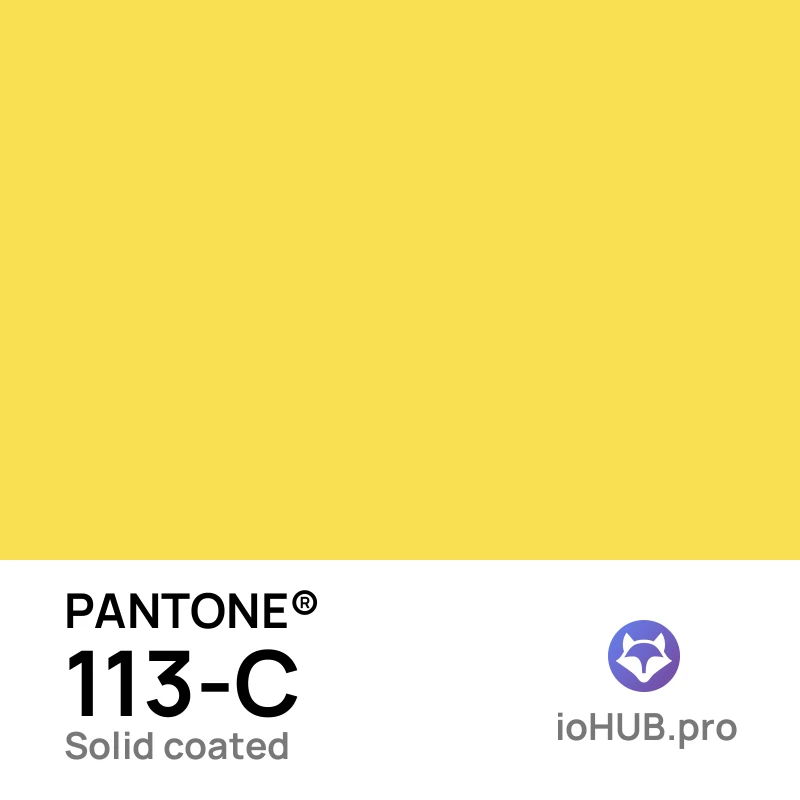 PANTONE 113-C - sunflower_yellow