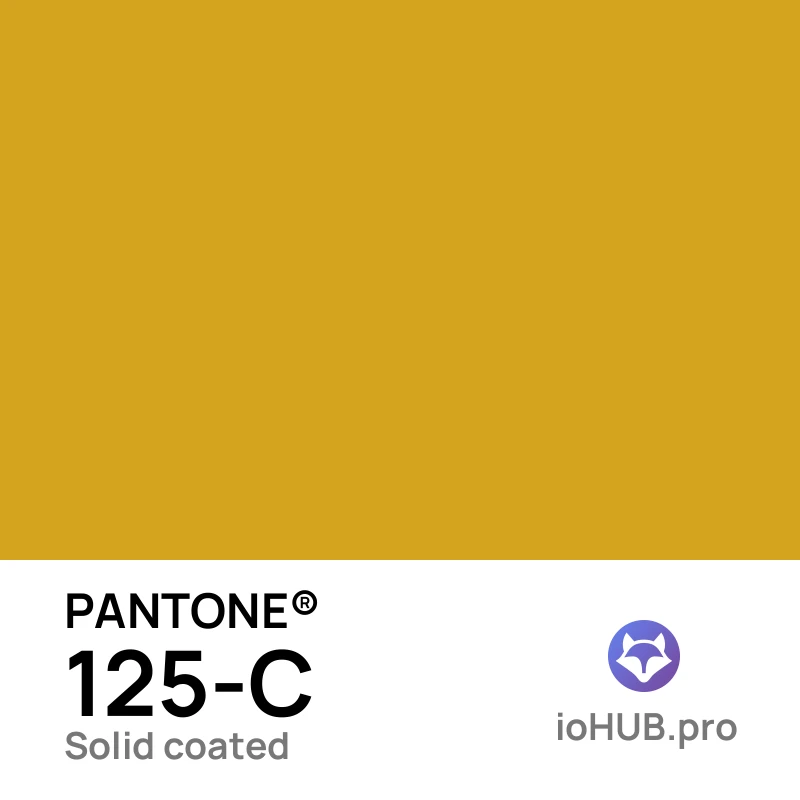 PANTONE 125-C - mustard_gold