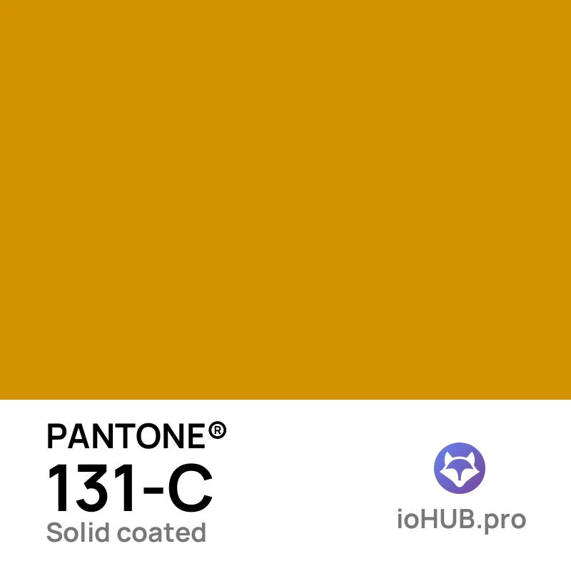 PANTONE 131-C - ochre