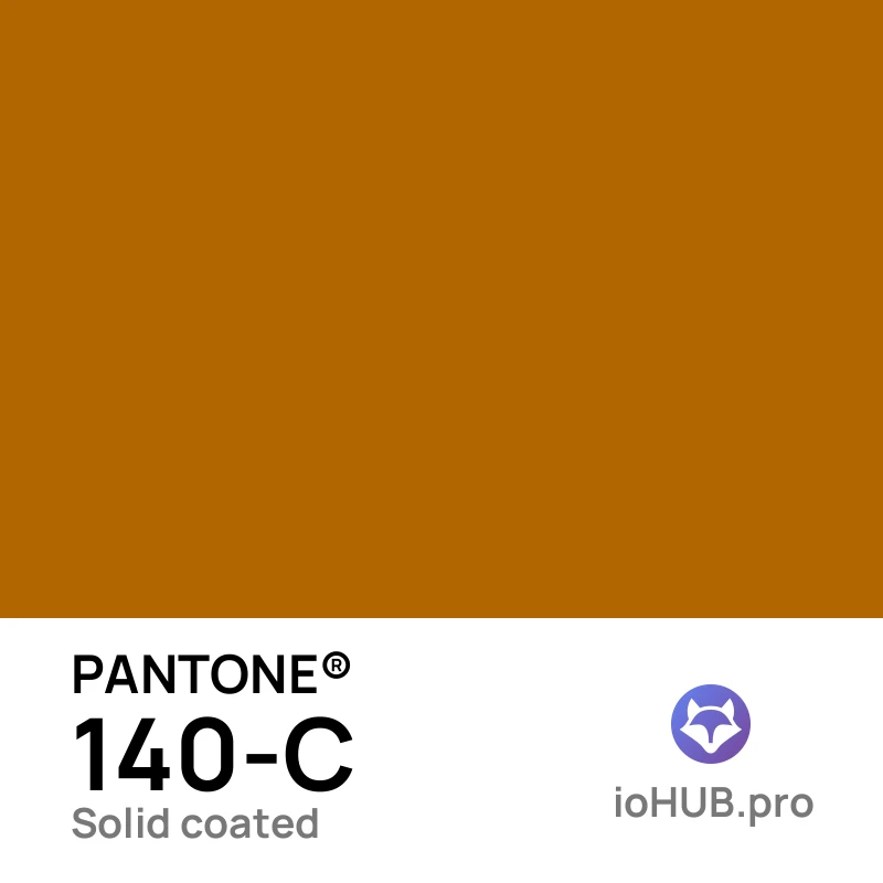 PANTONE 140-C - brown_orange