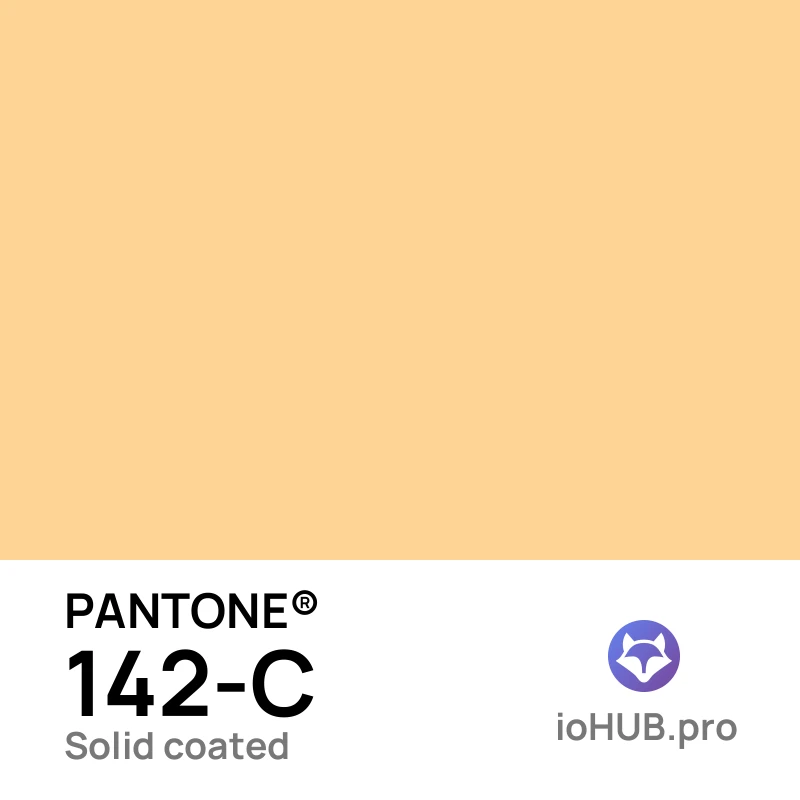 PANTONE 142-C - cream