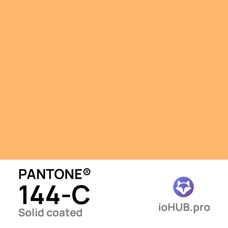 PANTONE 144-C - apricot