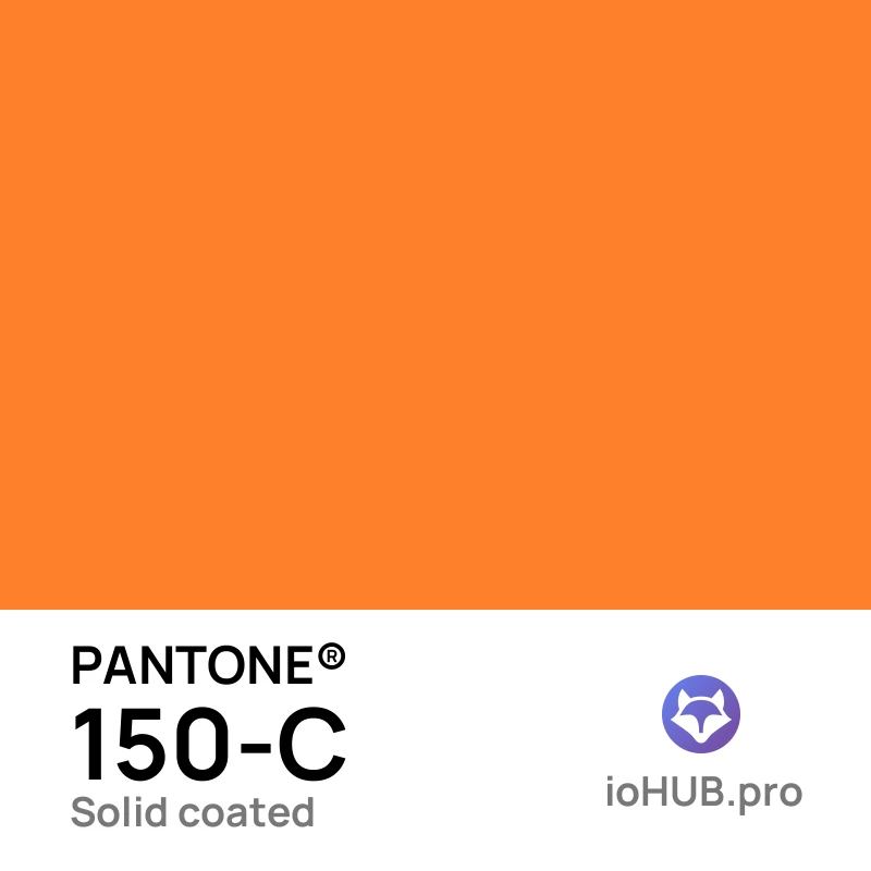 PANTONE 150-C - vibrant_orange