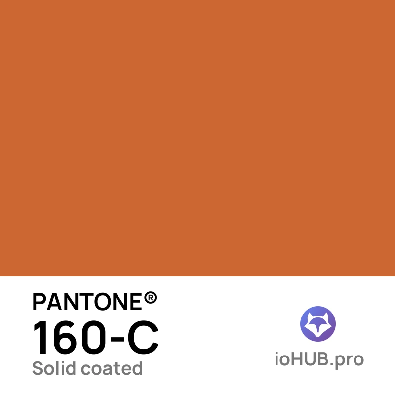 PANTONE 160-C - rust_brown