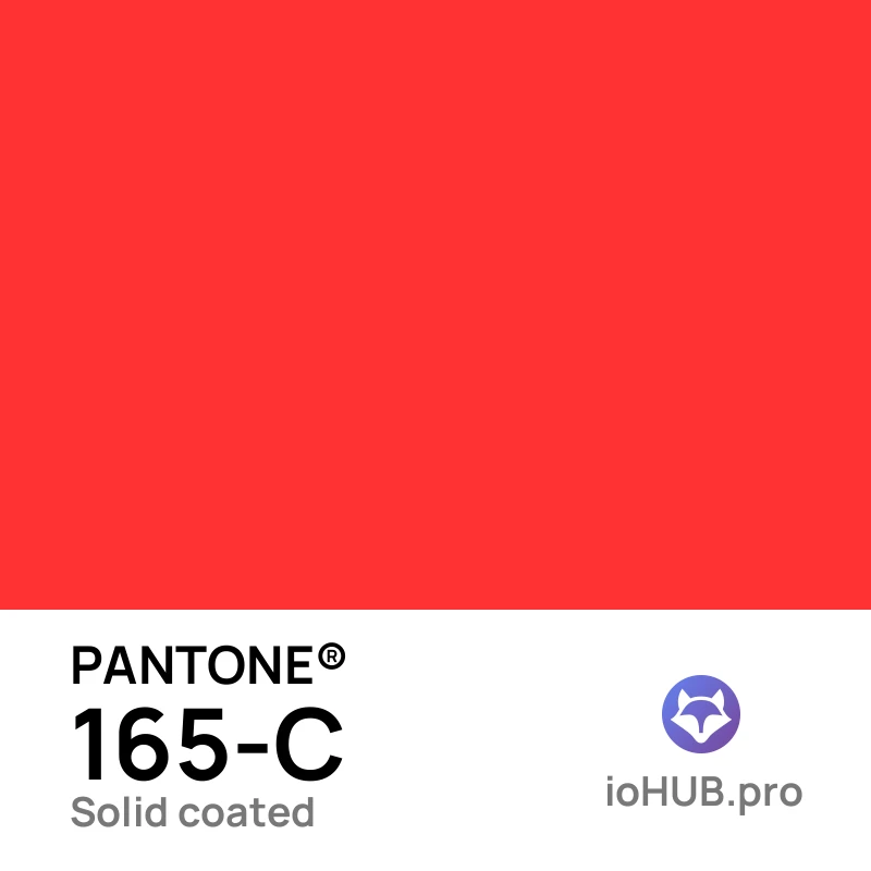 PANTONE 165-C - vibrant_red