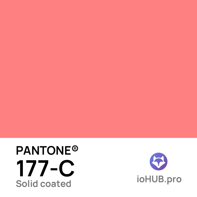 PANTONE 177-C - coral_red