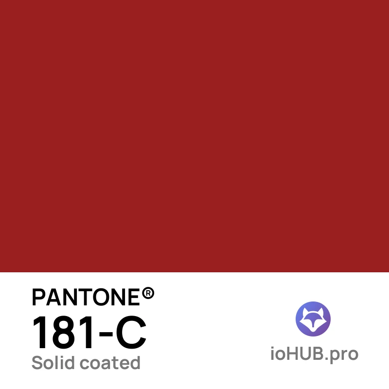 PANTONE 181-C - burgundy_brown